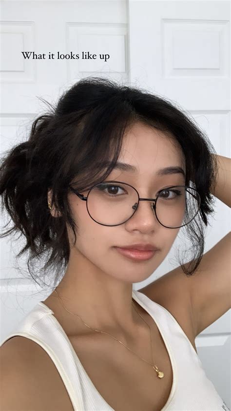 bangs with glasses and round face